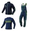 Set imbracaminte de lucru, geaca polar, salopeta, tricou, model Premium, bleumarin, M/50, NEO