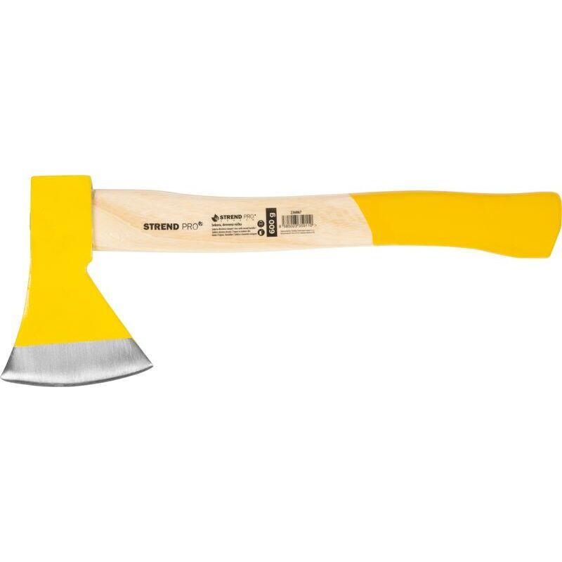 Toporisca cu lama din otel de 600 g, latime 10 cm si coada din lemn, 36 cm, Strend Pro