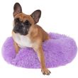 Culcus moale, pentru caine/pisica, violet, 90 cm, Springos
