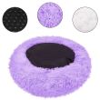 Culcus moale, pentru caine/pisica, violet, 90 cm, Springos