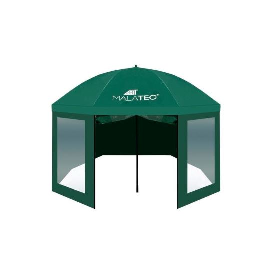 Umbrela pentru pescuit, tip cort, verde, 205x165/220 cm, Malatec