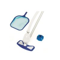 Aspirator curatare piscina, pentru conectare la pompa, minciog, maner telescopic 279 cm, Bestway 