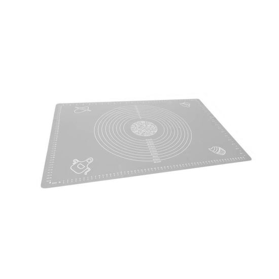 Covoras, plansa, masa, pentru framantat, silicon, gri, 64x45 cm, Isotrade