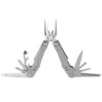 Unealta, briceag, multifunctional, 22 in 1, varfuri/biti, cu husa, inox, 16x12.5x1.5 cm, Springos