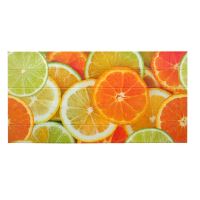 Panou decorativ, PVC, model citrice, portocaliu, 96x48.5cm 