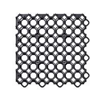 Grilaj plastic pentru parcari auto, negru, 49.2x49.2x3.9 cm
