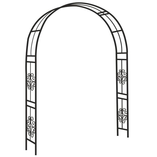 Arcada metalica, pergola, Chomik, pentru gradina, 118x24x220 cm
