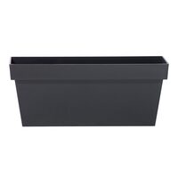Ghiveci decorativ de flori, Cube Case, dreptunghiular, antracit, 58.7x26.4x23.6 cm