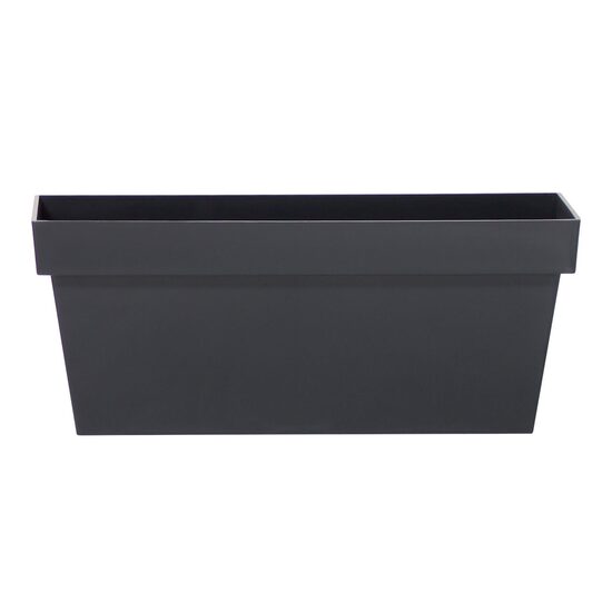 Ghiveci decorativ de flori, Cube Case, dreptunghiular, antracit, 58.7x26.4x23.6 cm