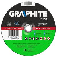 Disc debitat piatra, 230x3,2x22,2 mm,  GRAPHITE