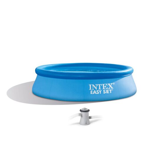 Piscina gonflabila, rotunda, cu filtru, pompa, albastru, 305x76 cm, Intex