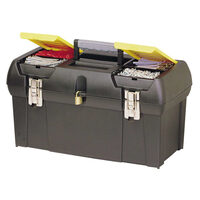 Stanley 1-92-066, cutie de depozitare 19" cu inchizatoare metalica, 2 organizatoare si tava