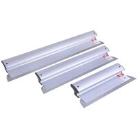 Set 3 gletiere profesionale, aluminiu, lama inox, 40, 60, 80 cm, Ergoplane