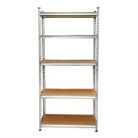 Raft depozitare, metalic, 5 polite, 120 kg, 90x30x180 cm, Breckner Germany