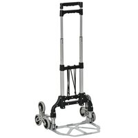 Carucior transport marfa pentru scari, trepte, 6 roti, max 70 kg, 47x47x100 cm
