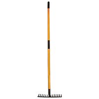 Grebla pentru frunze, gradina, coada fibra de sticla, 14 dinti, 150 cm