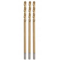 Burghiu pentru metal, nitrura de titan, 3 buc, 1.5 mm, Jufisto