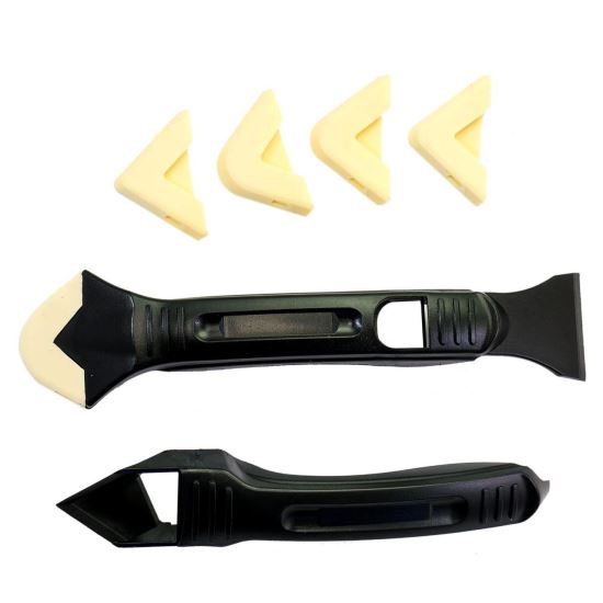 Spatula intins si curatat silicon acryl cu 4 varfuri rezerva STREND PRO