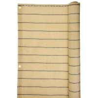 Paravan pentru balcon, terasa, gard, bej, 185 g/m2, UV, 5x1 m