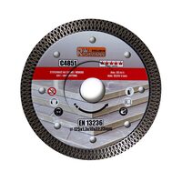 Disc diamantat turbo subtire, ceramica, taiere umeda si uscata, 125 mm/22.23 mm, Richmann Exclusive