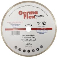 Disc diamantat, placi ceramice, taiere umeda, 230 mm/22.2 mm 