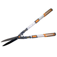 Foarfeca gard viu, arbusti, lama teflonata, otel japonez SK 5, maner aluminiu telescopic 71-83 cm, Richmann Exclusive