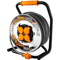 Prelungitor electric industrial, pe tambur, 16 A, 3x2.5 mm², IP44, 40 m, Richmann Exclusive
