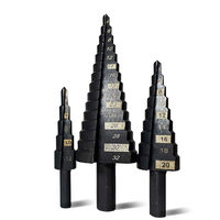 Burghie pentru metal, in trepte, nitrura de titan, set 3 buc, 4-12/20/32 mm, Richmann Exclusive
