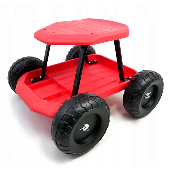 Scaun cu roti pentru gradina, 50x43x31 cm