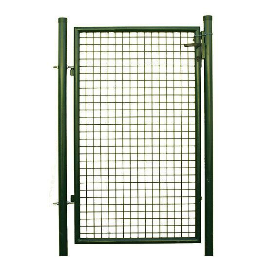 Poarta metalica pentru gradina, verde 150x100 cm
