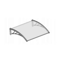 Copertina marchiza, policarbonat, transparent, 1.5x1 m