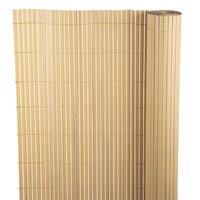 Paravan pentru balcon, terasa, gard PVC, stil bambus, 1300 g/m2, UV, 3x1.5 m