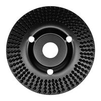 Disc circular slefuit, modelat, raspel, pentru lemn, plastic, cauciuc, beton celular, gradatie II, 125x22.2 mm, Dedra