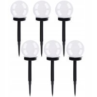 Lampa solara pentru gradina, Gardlov, LED, alb rece, set 6 buc, 9x35 cm