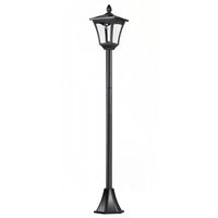 Lampa solara tip felinar pentru gradina, 1 LED, 18x18x160 cm