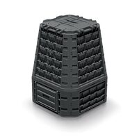 Compostor de gradina, 750 L, negru, Evogreen, Vario