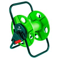 Tambur, rola, pentru furtun gradina, 1/2"-45 m, 3/4"-15 m, Verto 