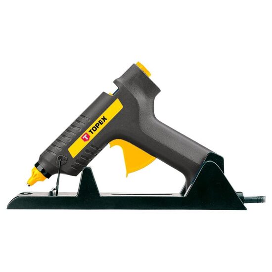 Pistol de lipit cu baton silicon, 80 W, reincarcabil, cu suport si incarcator, 11.2 mm, Topex