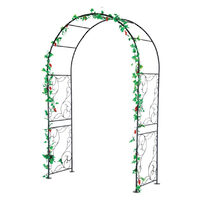Arcada metalica, pergola, pentru gradina, 135x54x215 cm