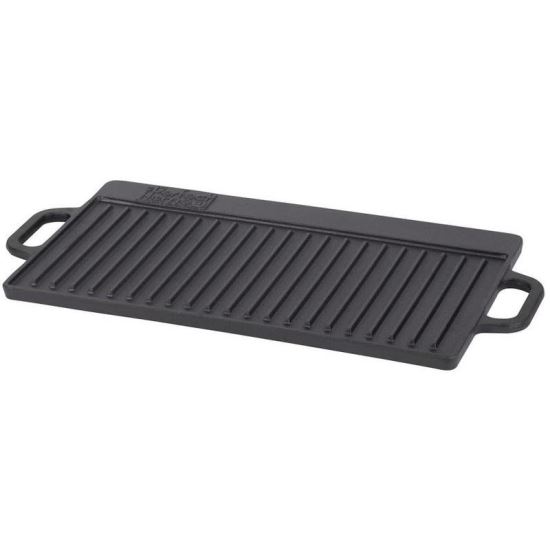 Placa gratar de fonta dreptunghiulara, 40x24 cm, Perfect Home