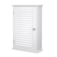 Dulap baie, suspendat, MDF, 2 rafturi, 1 usa, alb, 40x16x60 cm, Artool