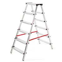 Scara aluminiu, Master, 2 tronsoane, 6 trepte, max 125 kg, 1.35 m