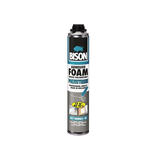 Spuma poliuretanica pentru polistiren BISON, de pistol, 700ml