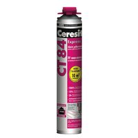 Adeziv pentru polistiren si termoizolatii, transparent, 850 ml, Ceresit CT84 Express