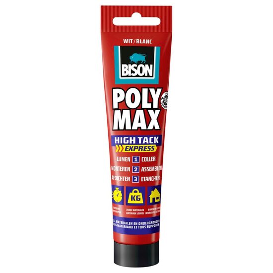 Adeziv si etanseizant, 165 g, Bison Poly Max High Tack Express