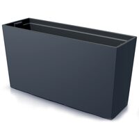 Jardiniera decorativa, antracit, 77x23.5x40.6 cm, 27 L, Urbi Case M