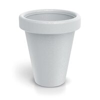 Ghiveci decorativ de flori, rotund, alb, 39x46 cm, 26.5 L, Origina