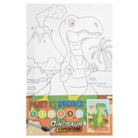 Tablou pictez pe numere - Dinozaur vesel