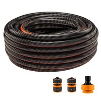 Furtun de gradina, 6 straturi, antirasucire, cu 2 cuple si adaptor, 1/2", 30 m, NEO