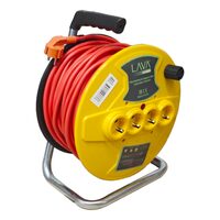 Prelungitor electric pe tambur, 3x2.5 mm², IP20, 40 m, 4 prize